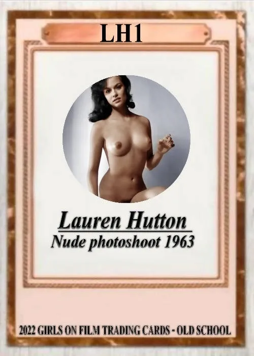 2022 GOF Old School Lauren Hutton Nude Card