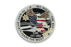 6th in <br> CDC Old School <br> Challenge Coin Series <br> THE EAGLE