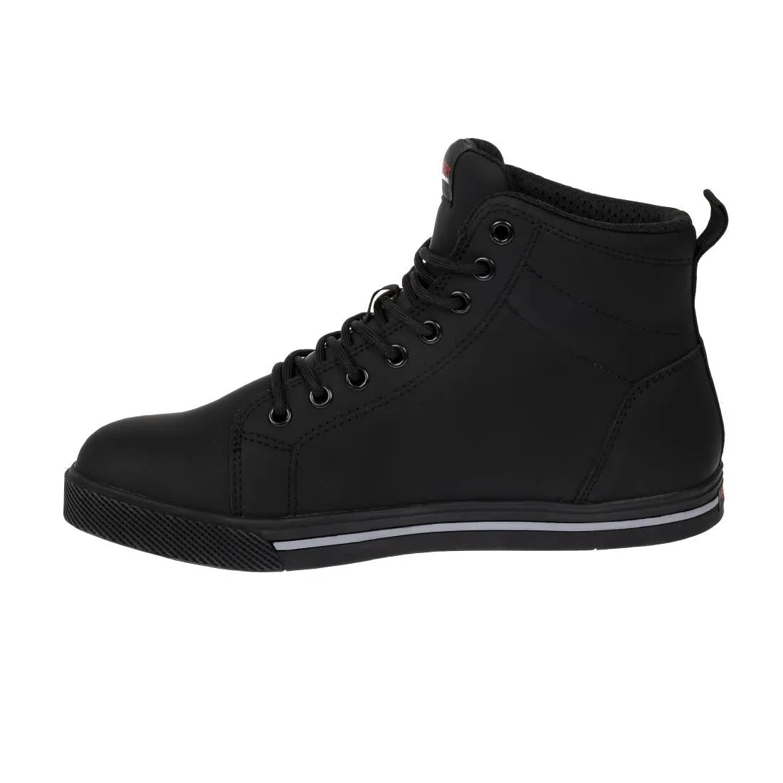 BA061-38 Slipbuster Recycled Microfibre Safety Hi Top Boots Matte Black 38