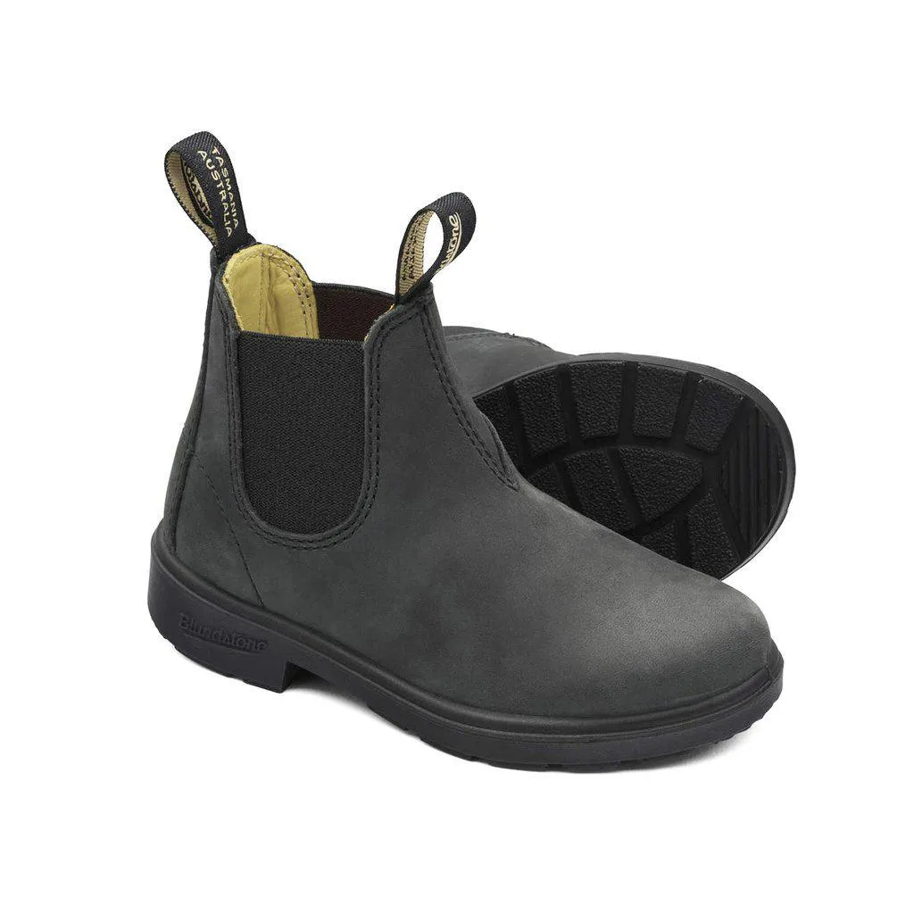 BLUNDSTONE KIDS RUSTIC BLACK