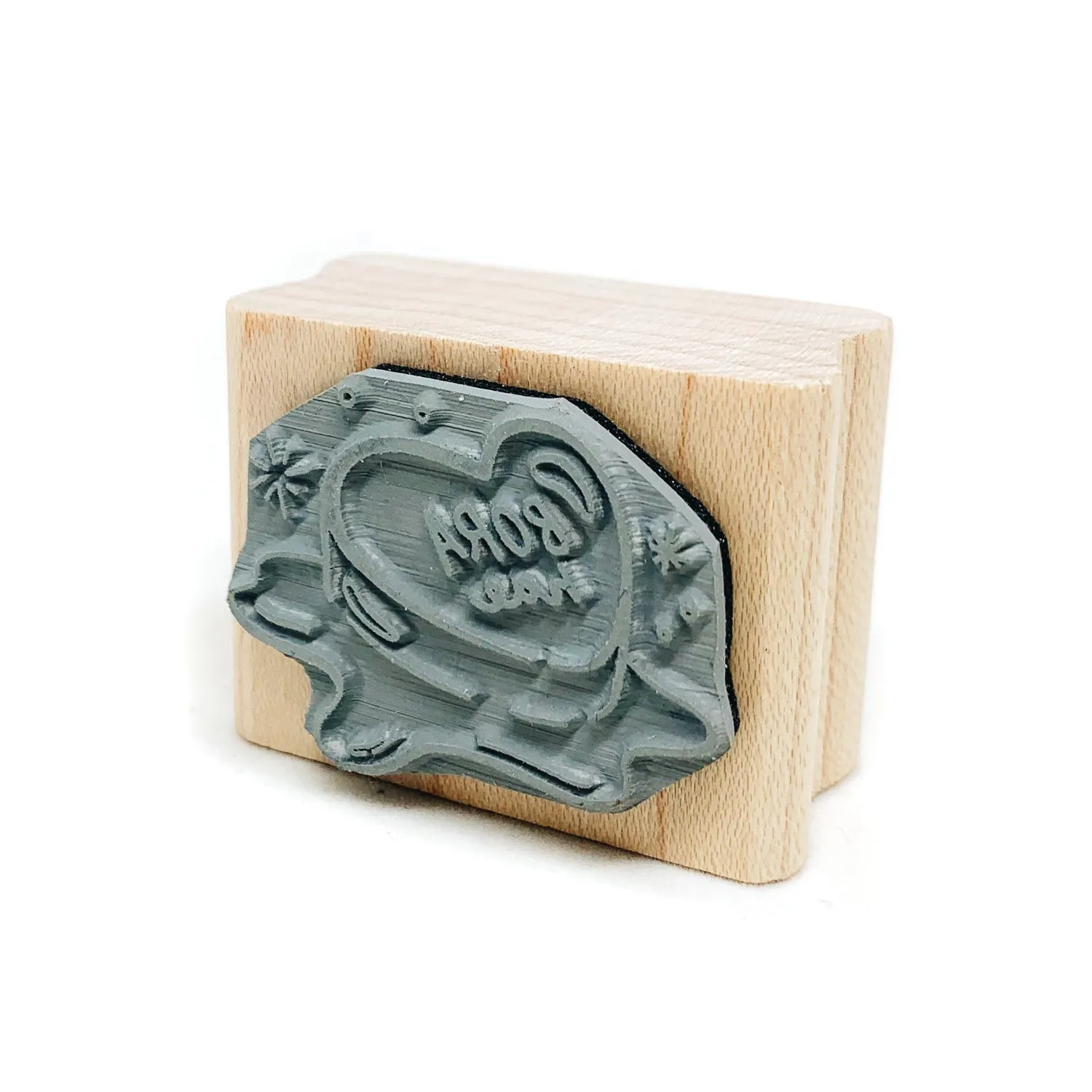 BTS Borahae Rubber Stamp
