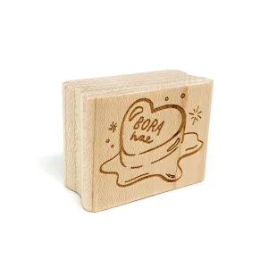 BTS Borahae Rubber Stamp