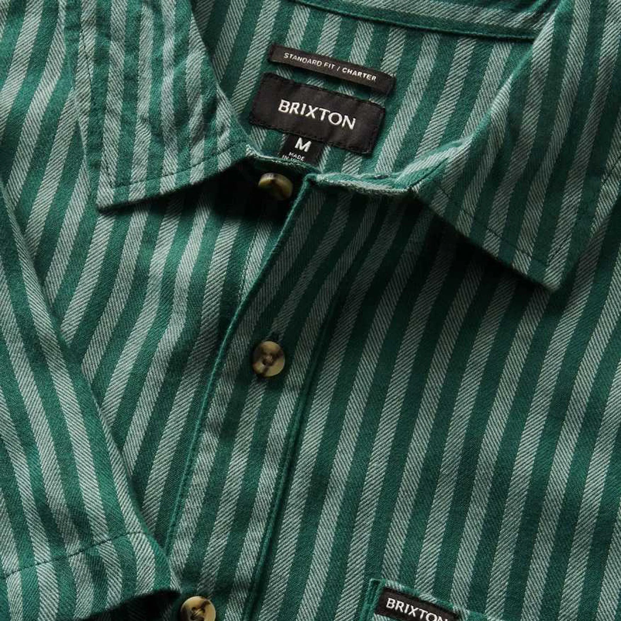 Charter Herringbone Stripe S/S Woven Shirt