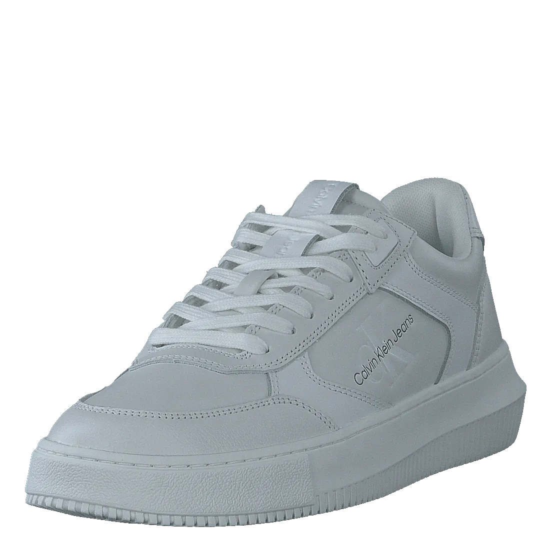 Chunky Cupsole Laceup Lth White