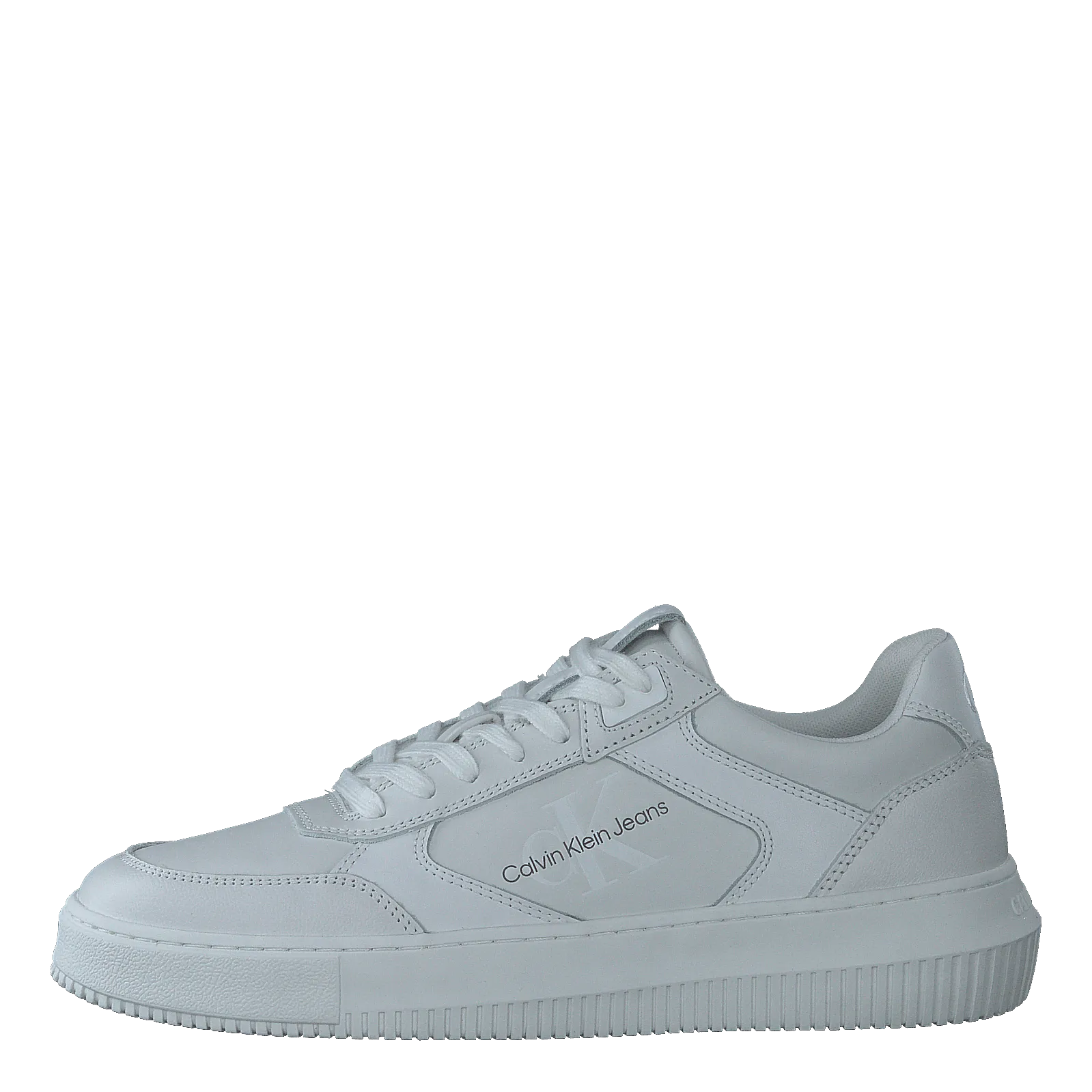 Chunky Cupsole Laceup Lth White