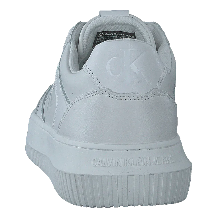 Chunky Cupsole Laceup Lth White
