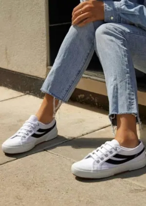 Cotu Suede Womens White Black