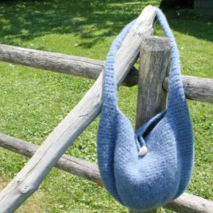 Crochet Felted Satchel