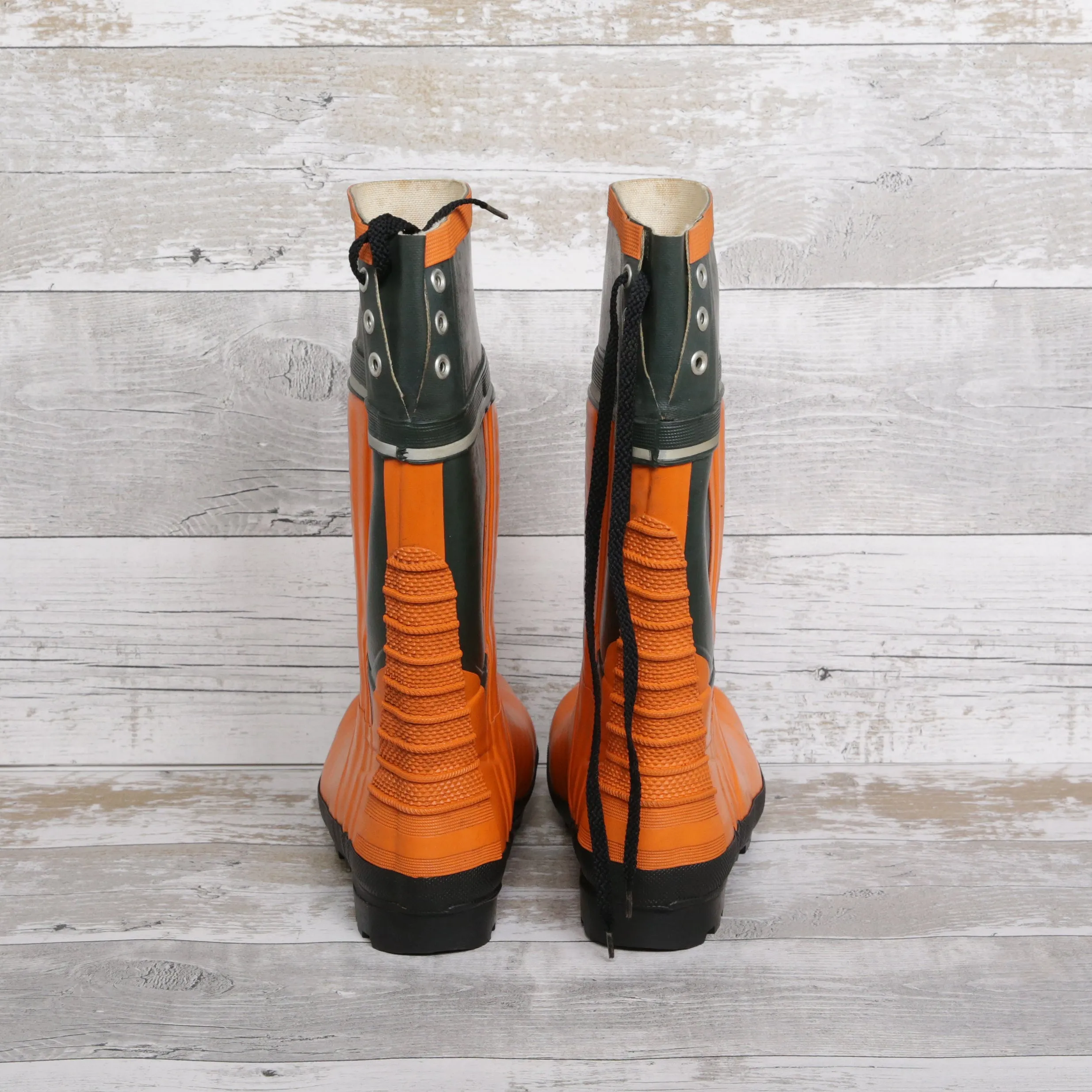 De-Branded Steel Toe Cap Chainsaw 'Forestry' Wellington Boots UK5.5