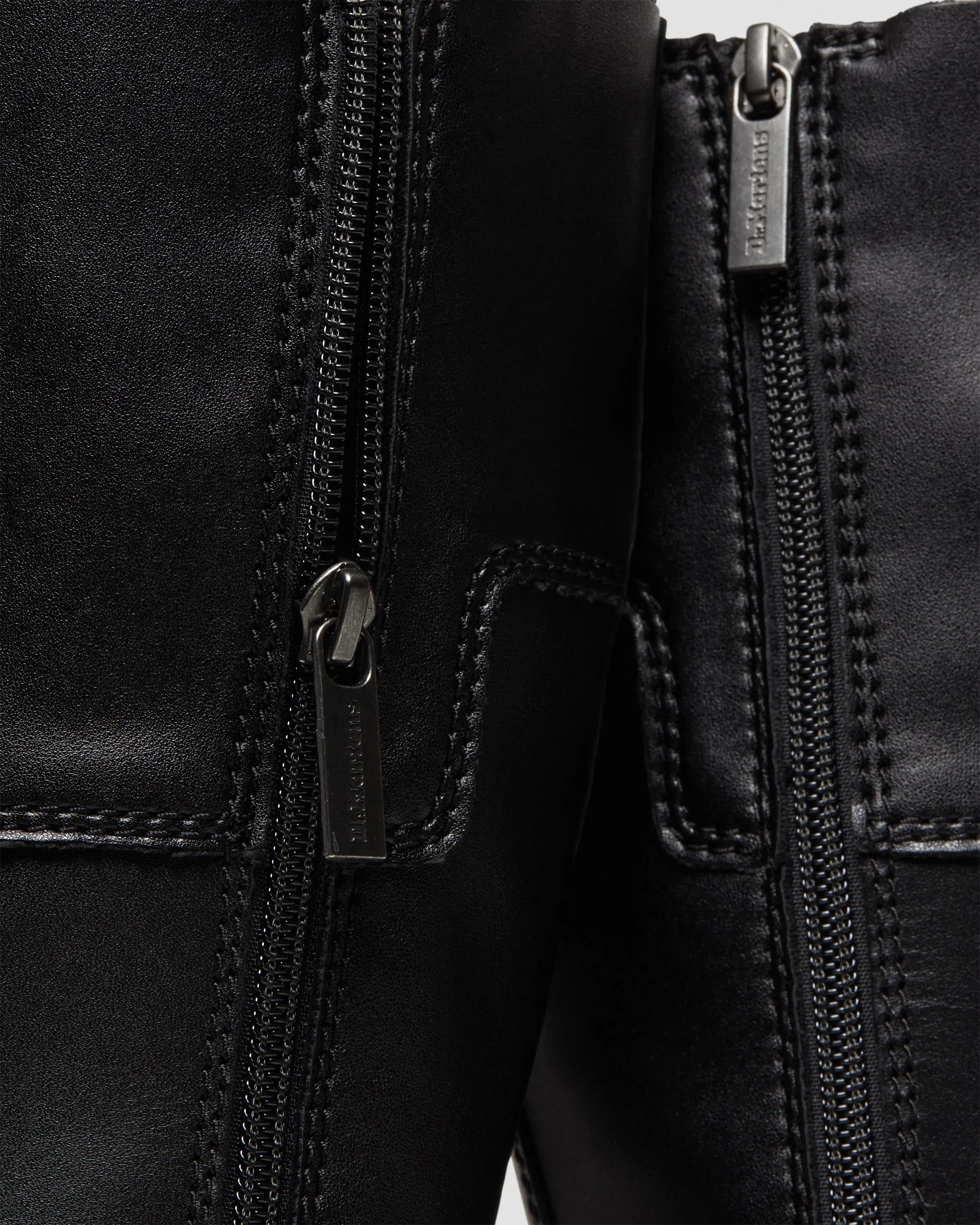 Dr. Audrick 20 Eye Platform Leather Knee High Boots. Martens