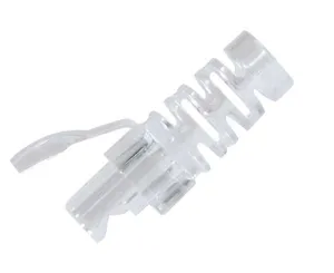 Easy Feed RJ45 Strain Relief Boot, CAT5E/6, 6.5mm Diameter - 25 Pack