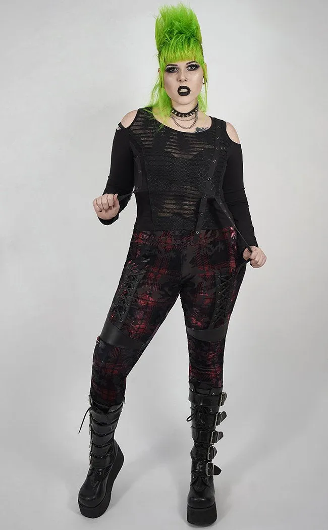 Fractured Reality Long Sleeve Top | Plus Size