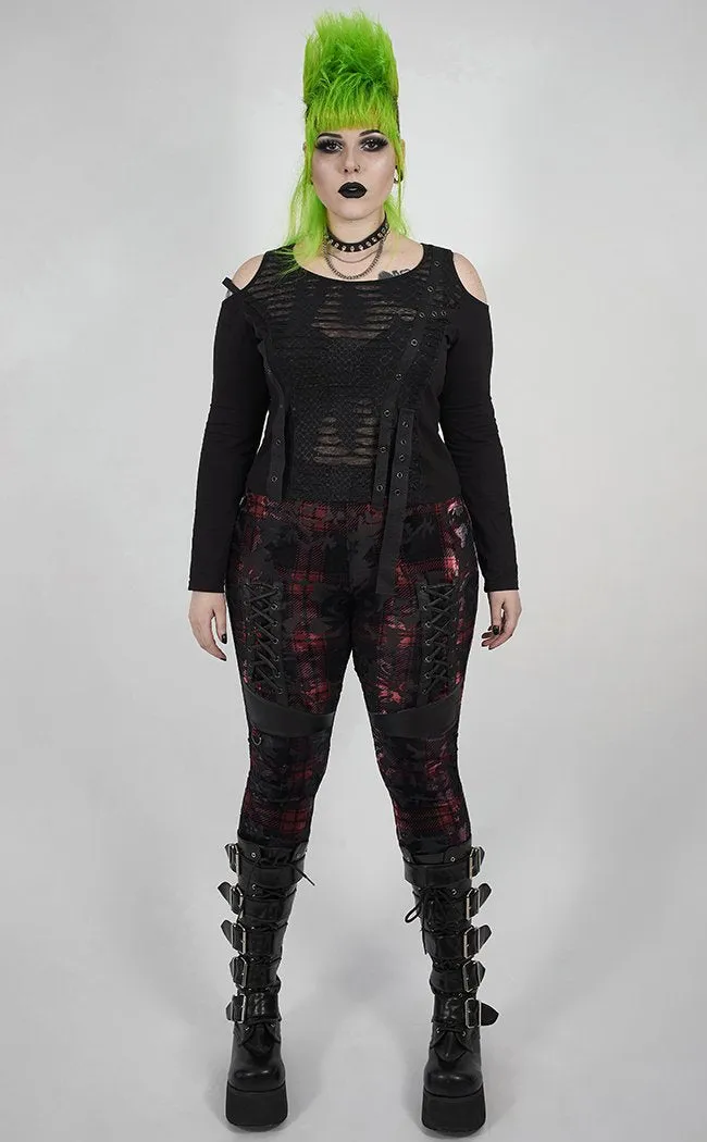 Fractured Reality Long Sleeve Top | Plus Size