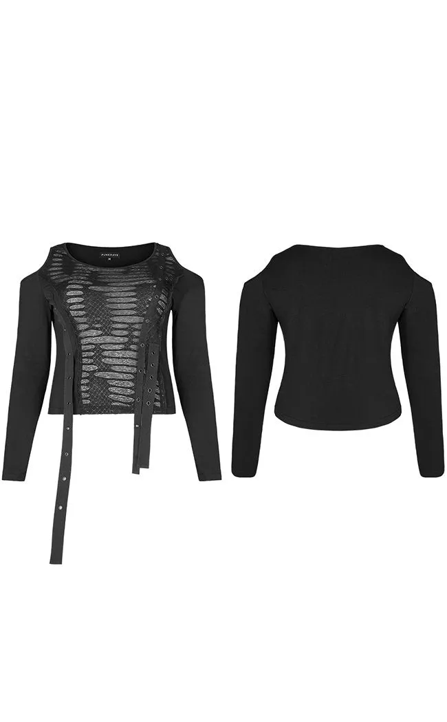 Fractured Reality Long Sleeve Top | Plus Size
