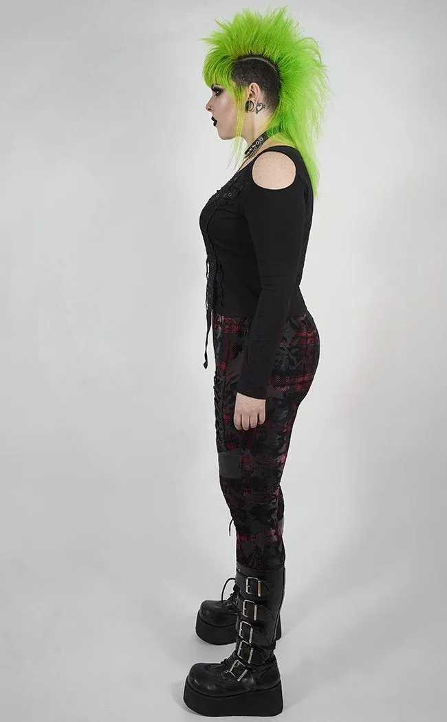 Fractured Reality Long Sleeve Top | Plus Size