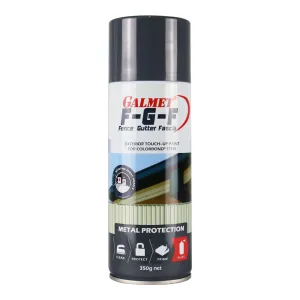 GALMET Fence Gutter Fascia FGF Colorbond 350g Spray Paint Aerosol Basalt