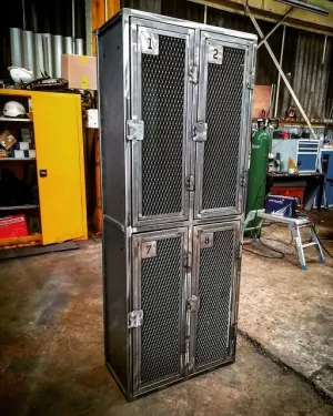 Industrial Steel Locker - Double