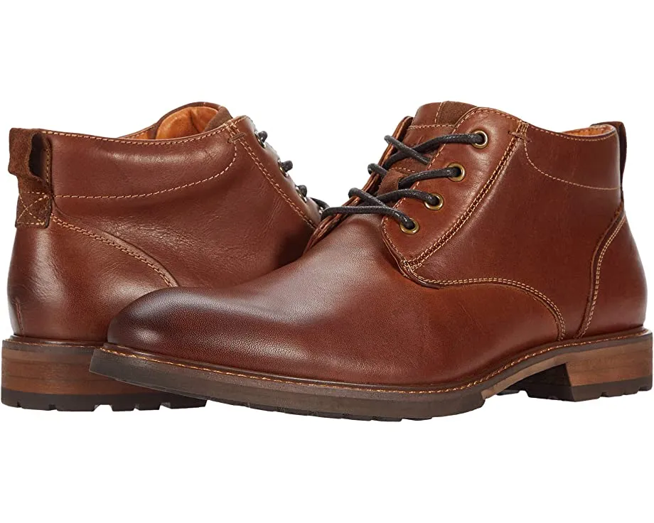 Lodge Plain Toe Chukka Boot Florsheim, smooth chestnut