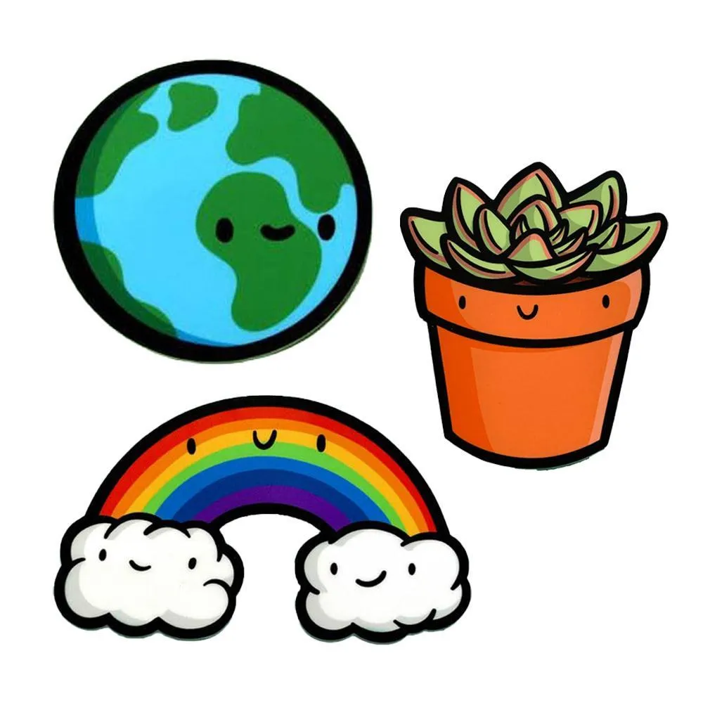 MAGNETS - Weatherproof Vinyl (Food-y and Earth-y) by Emily McGaughey