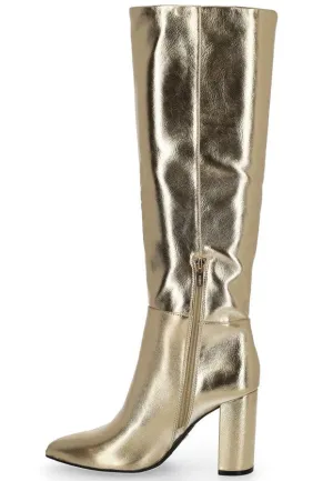 Mexx heeled boots, gold