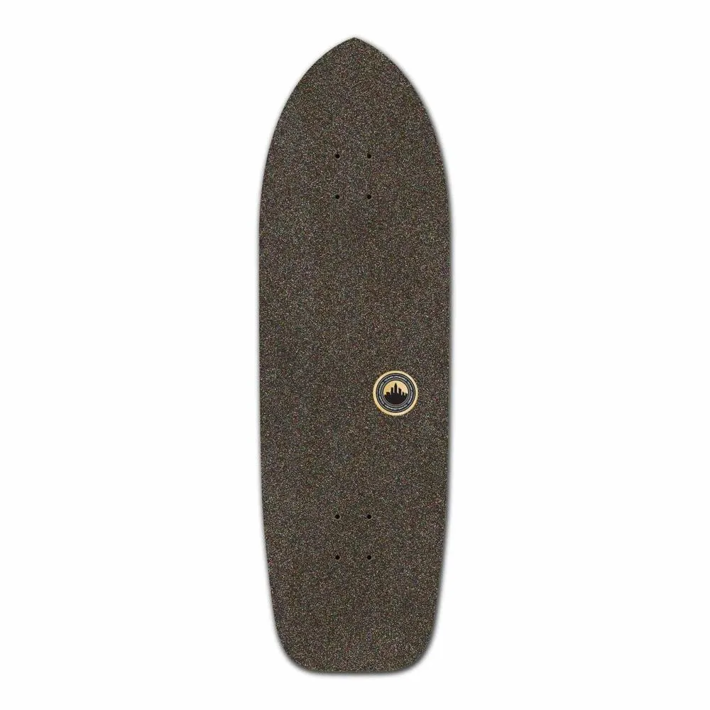 Punked Old School Longboard Deck - Checker Red