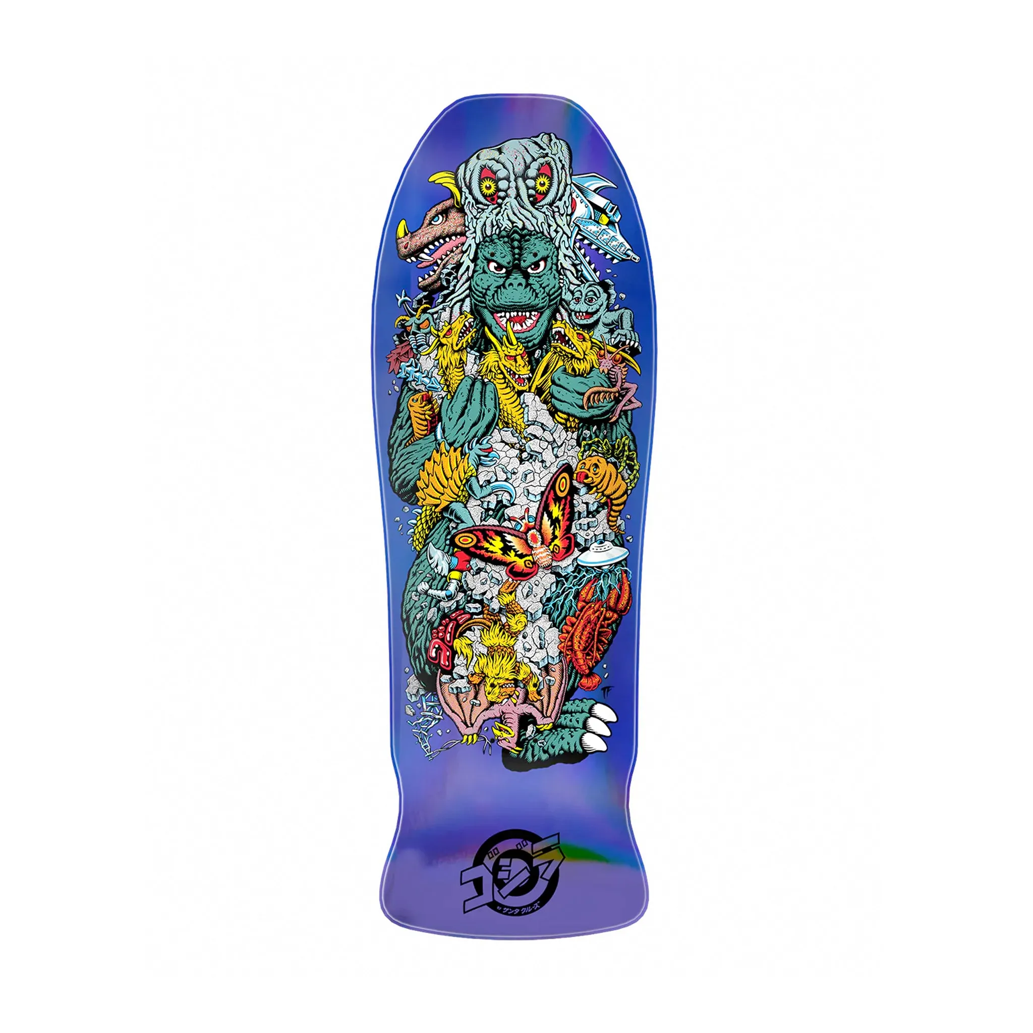 Santa Cruz Kaiju Roskopp Godzilla Deck  10.125