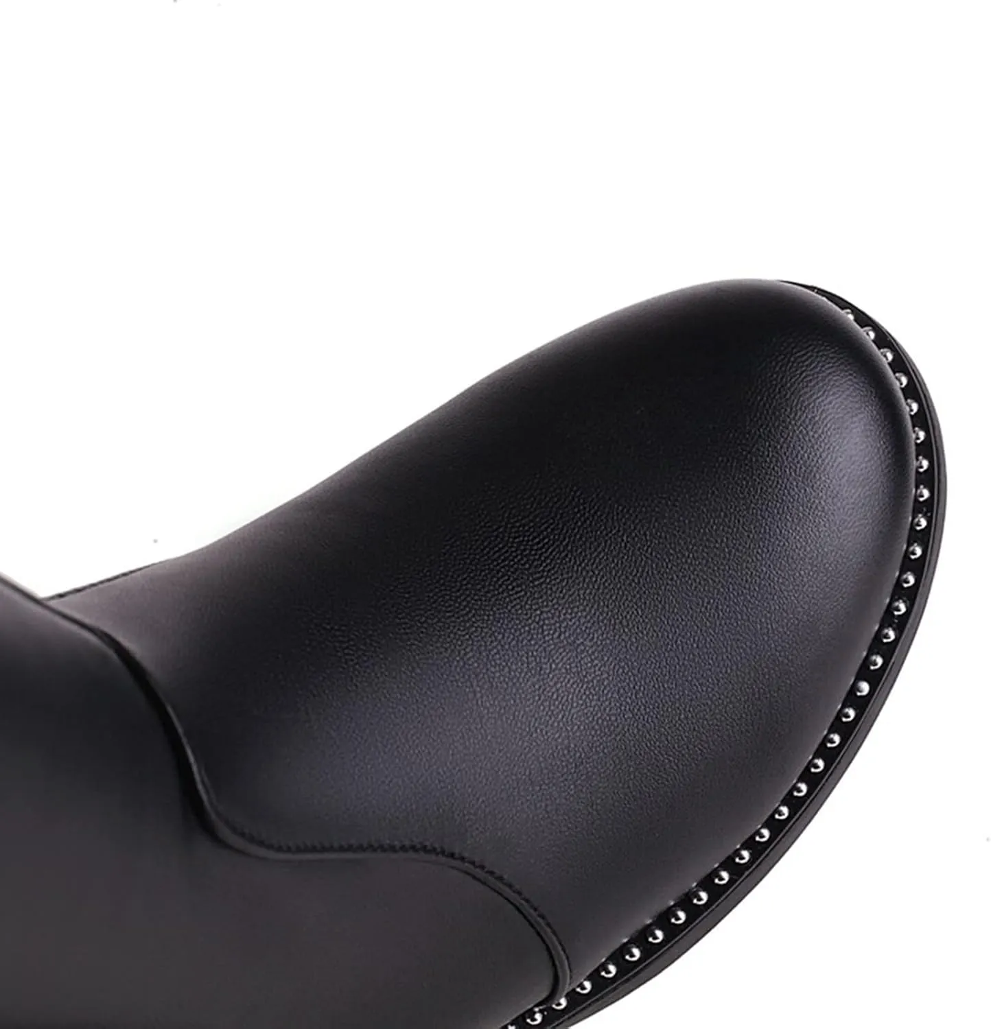 SBGMoSJ Fall Boots 2023 Trendy White Knee High Boots Low Heel Black Knee High Heeled Boots Womens Ankle Boots Low Heel Rounded Toe Wide Calf Brown Boots Wide Width
