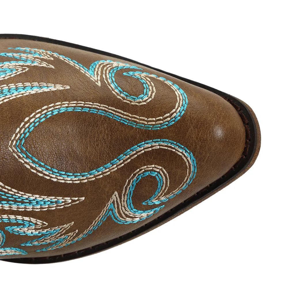 SheSole Pointed Toe Womens Cowboy Boots