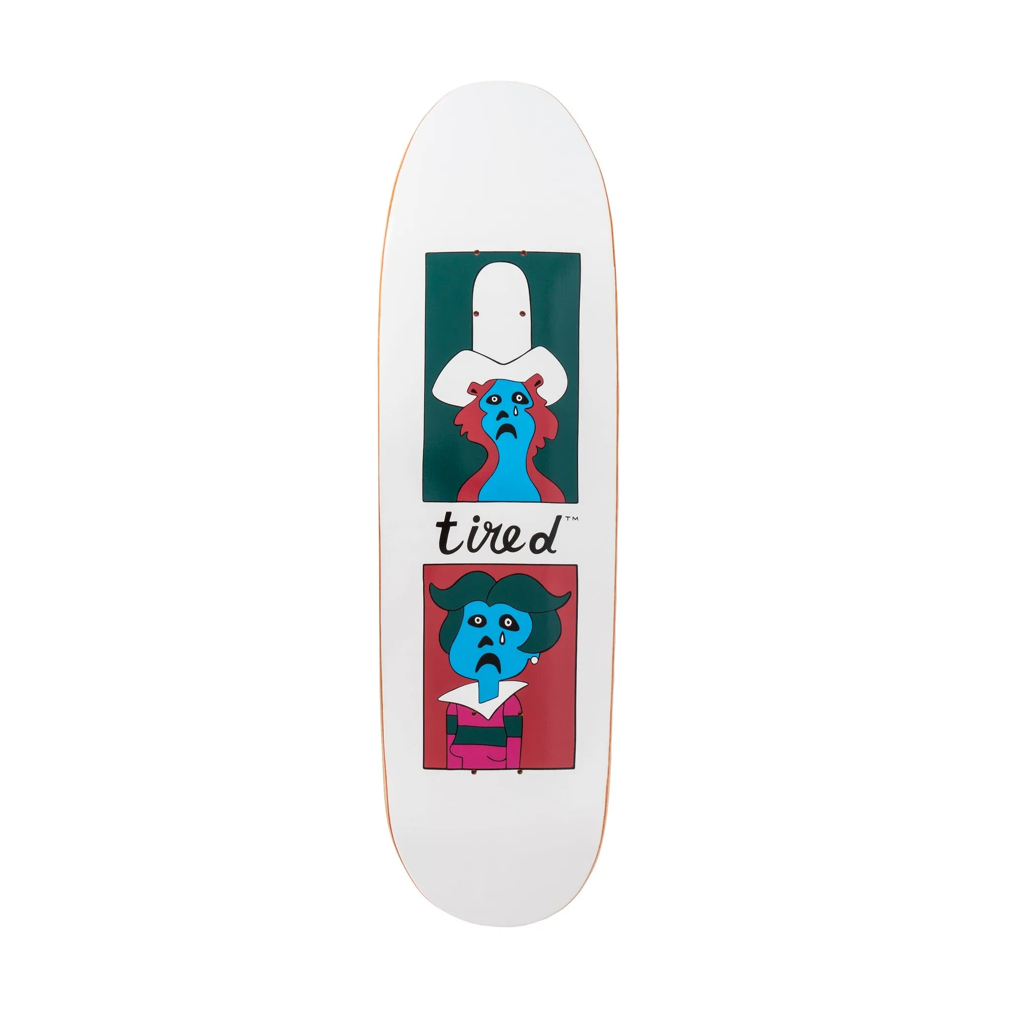 Tired Sad Faces Skateboard Deck Donny 9.25"