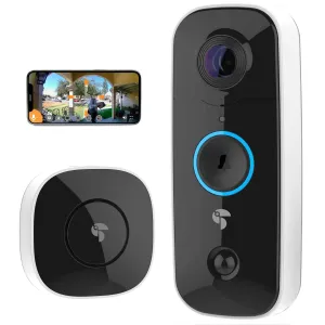 Toucan Wireless Video Doorbell Includes Wireless Doorbell Chime