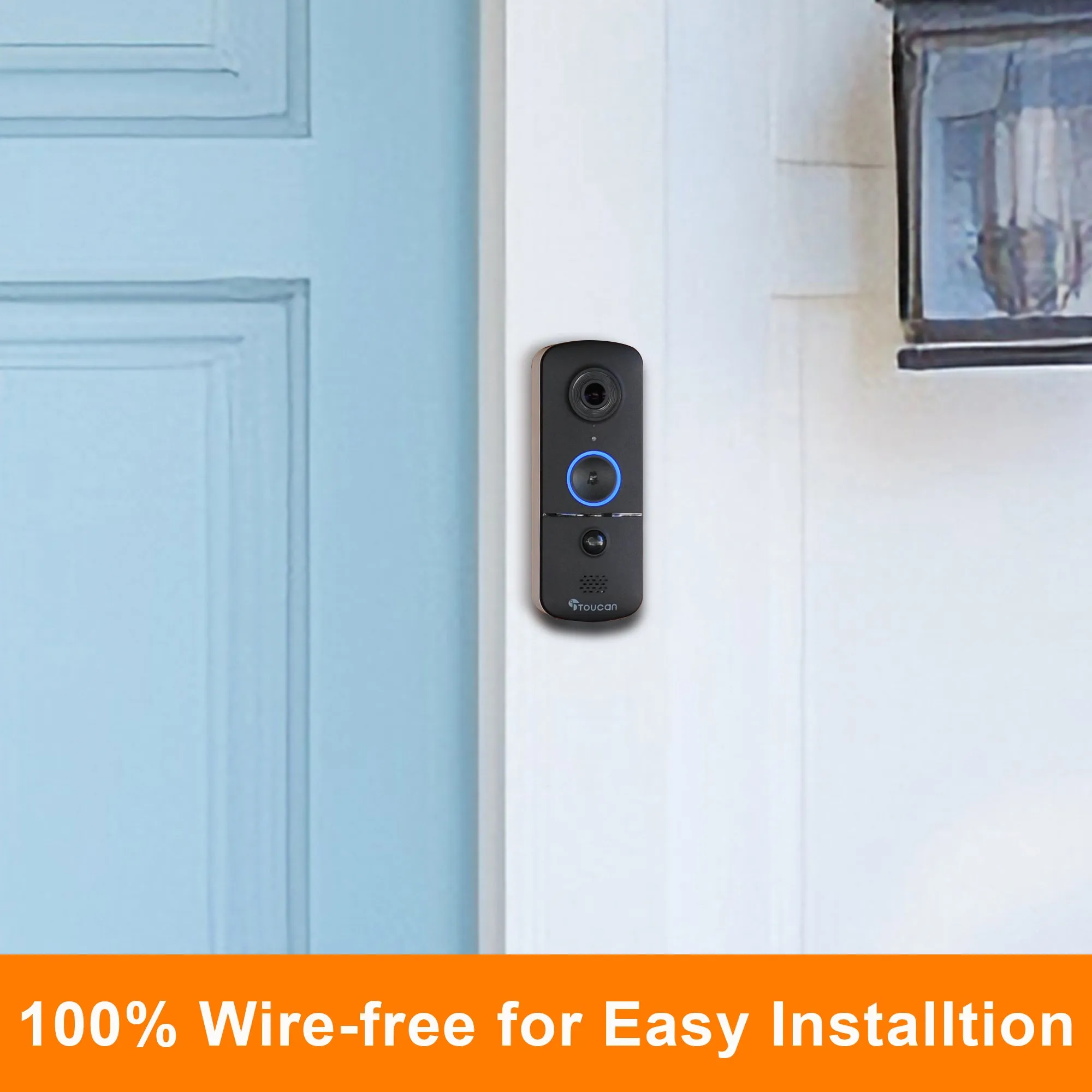 Toucan Wireless Video Doorbell V3 Includes Wireless Doorbell Chime (Coming Soon)