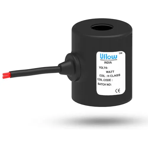 Uflow Solenoid Coil 18mm IP-68 Weather Proof Lead Wire 230v AC / 24v DC