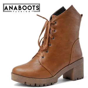 Western Martin Shoes Woman Ankle Boots