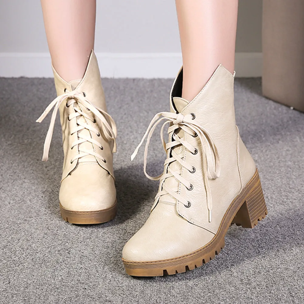 Western Martin Shoes Woman Ankle Boots