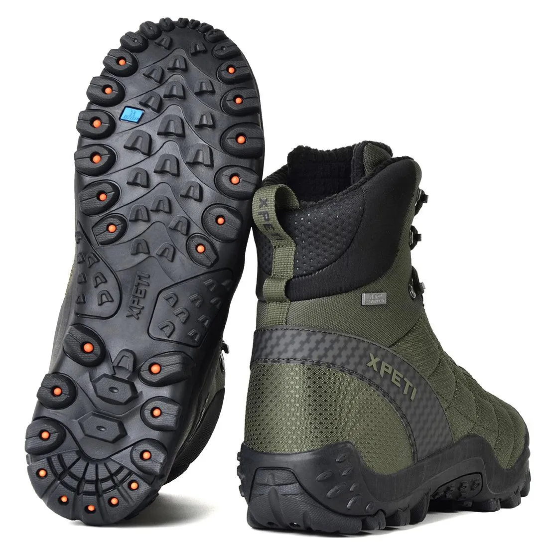 XPETI Men's CREST EVO Thermo Waterproof Hiking Snow Winter Boots