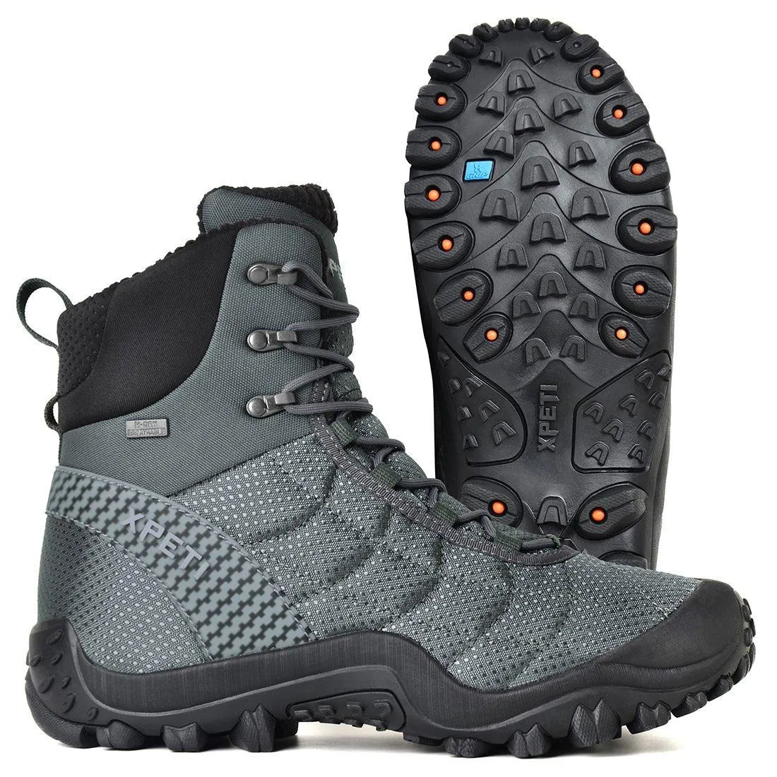 XPETI Men's CREST EVO Thermo Waterproof Hiking Snow Winter Boots