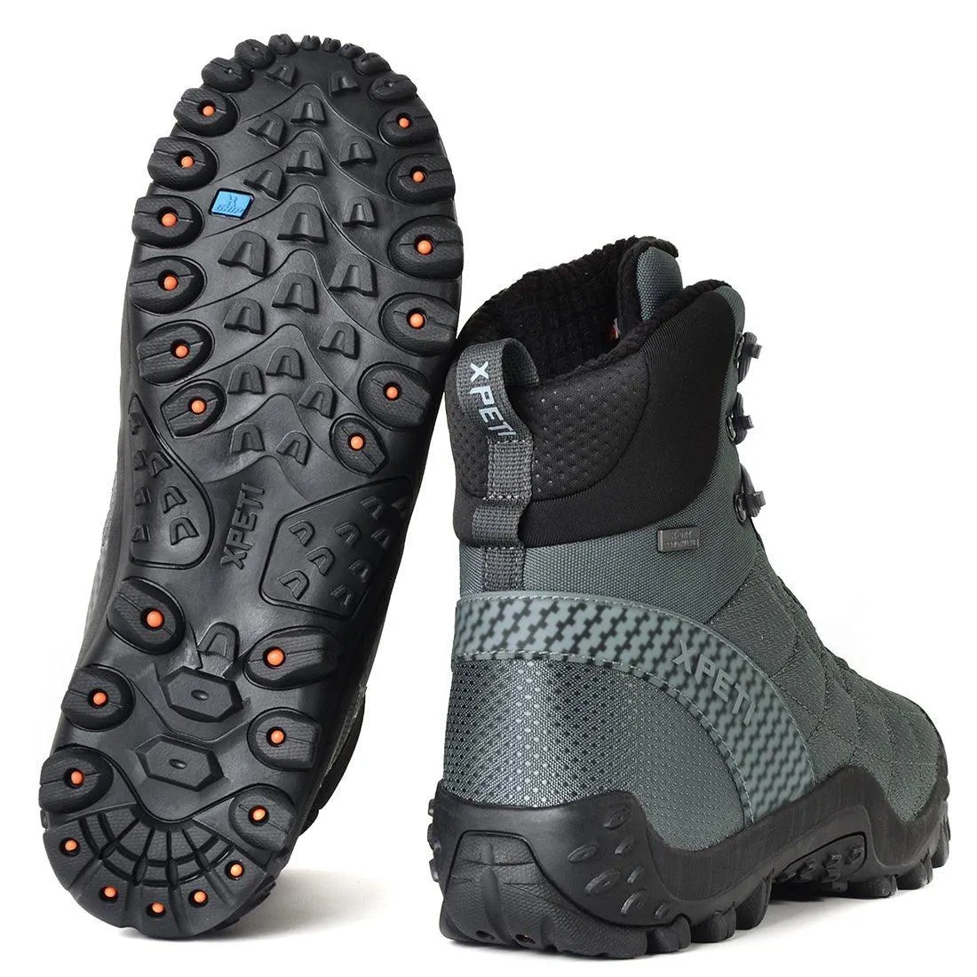 XPETI Men's CREST EVO Thermo Waterproof Hiking Snow Winter Boots